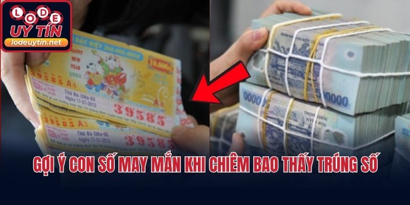 Gợi ý con số may mắn khi chiêm bao thấy trúng số