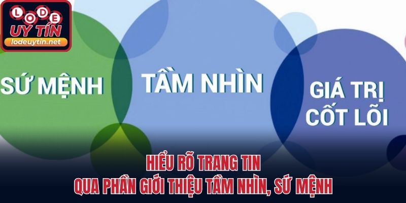 Hiểu rõ trang tin qua phần giới thiệu tầm nhìn, sứ mệnh