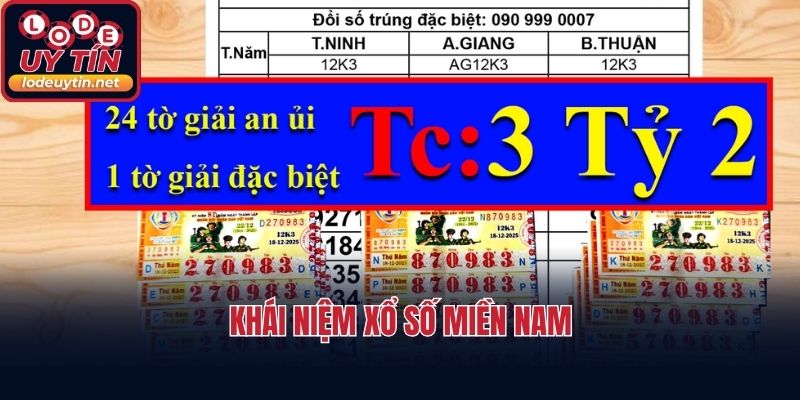 Khái niệm xổ số miền Nam