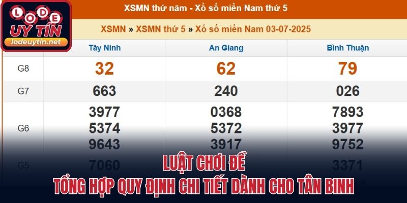 Luật Chơi Đề - Tổng Hợp Quy Định Chi Tiết Dành Cho Tân Binh