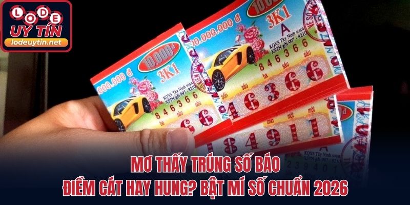 Mơ Thấy Trúng Số Báo Điềm Cát Hay Hung? Bật Mí Số Chuẩn 2026